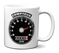 L'Esprit Des Anges Tasse Mug Cadeau Anniversaire 70 ans Femme Homme - 70 ans au compteur - Original Personnalisé