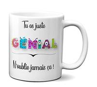 L'Esprit Des Anges Tasse-Mug Cadeau Humour - Tu es Juste Génial - Original Drole Rigolo Anniversaire Ami Papa Collègue