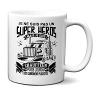 L'Esprit Des Anges Tasse-Mug Cadeau Routier Chauffeur Poids Lourds Papa Original Amusant Humour
