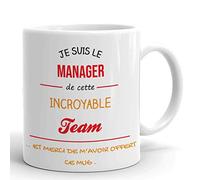 L'Esprit Des Anges Tasse-Mug Collègue-Je suis Le Manager de Cette Incroyable Team - Idée Cadeau Patron Travail Nouveau Job