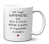 L'Esprit Des Anges Tasse Mug Original - Infirmière dure à Trouver - Idée Cadeau Femme Humour Infirmière Soignant Collègue de Travail Médical