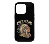 l'esprit des Plaines : Tradition Authentique, Chef autochtone Coque pour iPhone 13 Pro