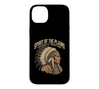 l'esprit des Plaines : Tradition Authentique, Chef autochtone Coque pour iPhone 14 Plus