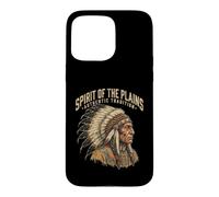 l'esprit des Plaines : Tradition Authentique, Chef autochtone Coque pour iPhone 15 Pro Max