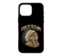 l'esprit des Plaines : Tradition Authentique, Chef autochtone Coque pour iPhone 16 Pro Max