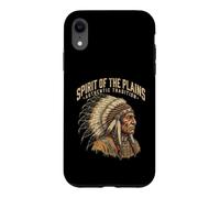 l'esprit des Plaines : Tradition Authentique, Chef autochtone Coque pour iPhone XR