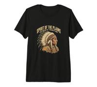l'esprit des Plaines : Tradition Authentique, Chef autochtone T-Shirt Haut de Gamme