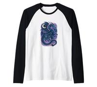 l'esprit du Dragon céleste Monte Parmi Les étoiles Art Magique Lunaire Manche Raglan