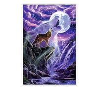 L'esprit du loup hurlant Poster de Robin Koni 60 x 90 cm Tableaux Décoration murale