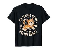 L'esprit ludique du félin cœur amoureux des chats T-Shirt