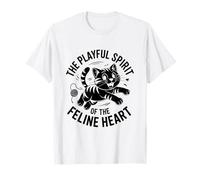 L'esprit ludique du félin cœur amoureux des chats T-Shirt