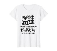 l'esprit me Guide sans frontières | Foi chrétienne Religieuse T-Shirt Graphique avec Valeur