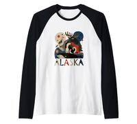 l'esprit Sauvage de l'Alaska Manche Raglan