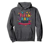 l'esprit Scolaire des Filles de l'équipe de cinquième année Fait du Rock Cette année Sweat à Capuche, Unisexe pour Adultes, Chiné Foncé, L