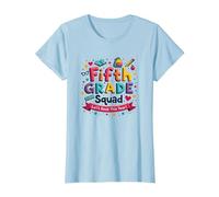 l'esprit Scolaire des Filles de l'équipe de cinquième année Fait du Rock Cette année T-Shirt, Femme, Bleu Céleste, XXL