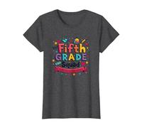 l'esprit Scolaire des Filles de l'équipe de cinquième année Fait du Rock Cette année T-Shirt, Femme, Chiné Foncé, S