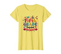 l'esprit Scolaire des Filles de l'équipe de cinquième année Fait du Rock Cette année T-Shirt, Femme, Citron, L