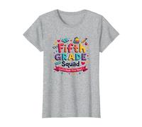 l'esprit Scolaire des Filles de l'équipe de cinquième année Fait du Rock Cette année T-Shirt, Femme, Gris Chiné, L