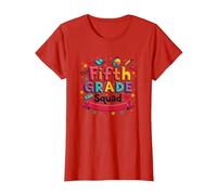 l'esprit Scolaire des Filles de l'équipe de cinquième année Fait du Rock Cette année T-Shirt, Femme, Rouge, XL