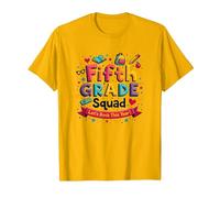 l'esprit Scolaire des Filles de l'équipe de cinquième année Fait du Rock Cette année T-Shirt, Homme, Doré Vif, XL