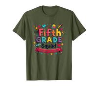 l'esprit Scolaire des Filles de l'équipe de cinquième année Fait du Rock Cette année T-Shirt, Homme, Olive, XXL