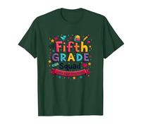 l'esprit Scolaire des Filles de l'équipe de cinquième année Fait du Rock Cette année T-Shirt, Homme, Vert Forêt, 3XL