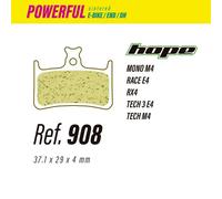 Less Brakes Plaquettes De Frein à Disque Powerful Metal Hope Mono M4-race E4-rx4-tech 3 E4-m4