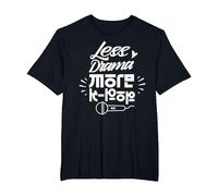 Less Drama More K-Pop Amoureux Corée Musique Coréen T-Shirt, Homme Grandes Tailles, Noir, 5X Tall