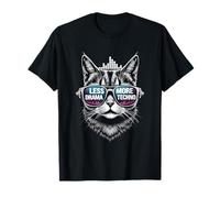 Less Drama, More Techno - Cat-Level Chill - Level Loud T-Shirt