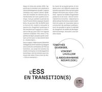 L'ESS en transition(s) - Timothée Duverger - Le Bord De L'eau Eds - broché - Essai