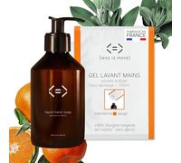 Less is More, Savon Liquide Mains en Poudre à Diluer Mandarine/Sauge, sans SLS, Hydratant, Kit Bouteille PET+ 1 Recharge Ecologique sans Plastique à Usage Unique, 250ml à Reconstituer, Made in France