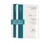 Less is More Shampoing Antipelliculaire Naturel en Poudre à Diluer, Piroctone Olamine/Zinc Gluconate, 2 Recharges Ecologique sans Plastique, 500 ml à Reconstituer, Made in France
