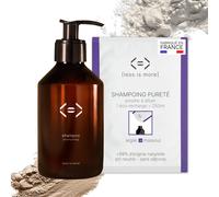 Less Is More Shampoing Naturel En Poudre À Diluer, Argile Blanche/Rhassoul Pour Soin Cheveux Gras, Kit Bouteille + 1 Recharge Ecologique Sans Plastique À Usage Unique, 250ml À Reconstituer[Z2447]