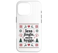 Less Jingle More Hygge Christmas Suédois Norvégien Danois Coque pour iPhone 16 Pro