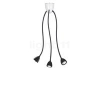 less 'n' more Athene A-3DL Plafonnier LED 3 foyers anthracite/tête noir - dimmable variateur de phase Ce luminaire comporte des modules à LED prémontés de classes énergétiques A A++, A+, A