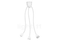 less 'n' more Athene A-3DL Plafonnier LED 3 foyers blanc/tête blanc - phase de gradateur Ce luminaire comporte des modules à LED prémontés de classes énergétiques A A++, A+, A