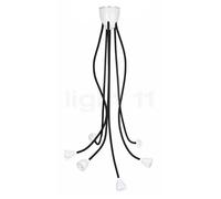 less 'n' more Athene A-6DL Plafonnier LED 6 foyers noir/tête aluminium - dimmable variateur de phase Ce luminaire comporte des modules à LED prémontés de classes énergétiques A A++, A+, A