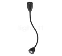 less 'n' more Athene A-BDL2 Plafonnier et Applique LED noir/tête noir - phase de gradateur Ce luminaire comporte des modules à LED prémontés de classes énergétiques A A++, A+, A