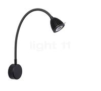 less 'n' more Athene A-BWL Applique LED arbre flexible anthracite/tête noir - variateur tactile - avec fiche Ce luminaire comporte des modules à LED prémontés de classes énergétiques A A++, A+, A