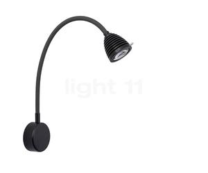 less 'n' more Athene A-BWL Applique LED arbre flexible anthracite/tête noir - variateur tactile - avec fiche Ce luminaire comporte des modules à LED prémontés de classes énergétiques A A++, A+, A