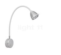 less 'n' more Athene A-BWL Applique LED arbre flexible blanc/tête aluminium - variateur tactile - avec fiche Ce luminaire comporte des modules à LED prémontés de classes énergétiques A A++, A+, A