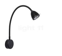 less 'n' more Athene A-BWL Applique LED arbre flexible noir/tête noir - variateur tactile - avec fiche Ce luminaire comporte des modules à LED prémontés de classes énergétiques A A++, A+, A