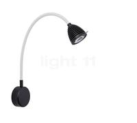 less 'n' more Athene A-BWL Applique LED blanc/tête noir - dimmable variateur de phase Ce luminaire comporte des modules à LED prémontés de classes énergétiques A A++, A+, A