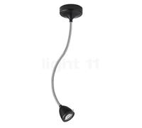 less 'n' more Athene A-WDL Plafonnier et Applique LED aluminium/tête noir - 45 cm - variateur tactile Ce luminaire comporte des modules à LED prémontés de classes énergétiques A A++, A+, A