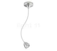 less 'n' more Athene A-WDL Plafonnier et Applique LED blanc/tête aluminium - 45 cm - variateur tactile Ce luminaire comporte des modules à LED prémontés de classes énergétiques A A++, A+, A