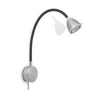 less’n’more ATHENE Applique murale avec câble d’alimentation, LED, A-BWL2-V-KA-FTA,