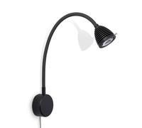 less’n’more ATHENE Applique murale avec câble d’alimentation, LED, A-BWL2-V-KS-FTA,