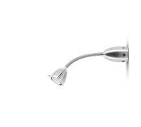 less `n` more Athene BDL1-P-KA Strahler/Spotleuchte, flexible en aluminium brossé