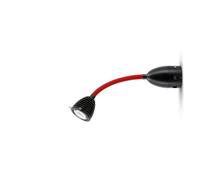 less `n` more Athene BDL1-P-KS Strahler/Spotleuchte, flexible avec housse rouge