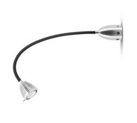less `n` more Athene BDL2-P-KA Strahler/Spotleuchte, flexible avec housse grise anthracite